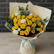 Букет цветов из:  Розы в Починке