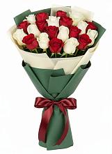 Букет Микс из красных и белых роз #REPLACE_PRED# Починке