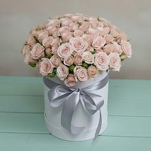 Цветочная композиция из Розы в шляпной коробке #REPLACE_PRED# Починке