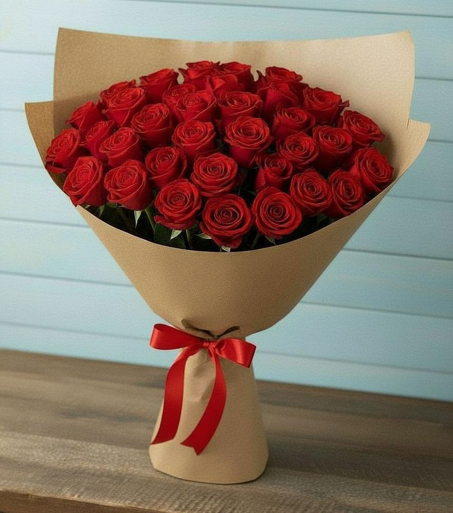 Букет Красные розы Милано в Починке