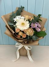 Букет цветов из:  Герберы и Хризантемы в Починке