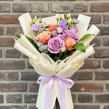 Букет цветов из:  Лизиантусы и Розы #REPLACE_PRED# Починке