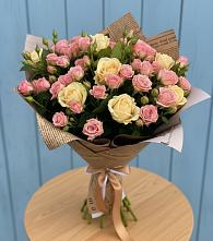 Букет цветов из:  Розы в Починке