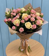 Букет цветов из:  Розы в Починке