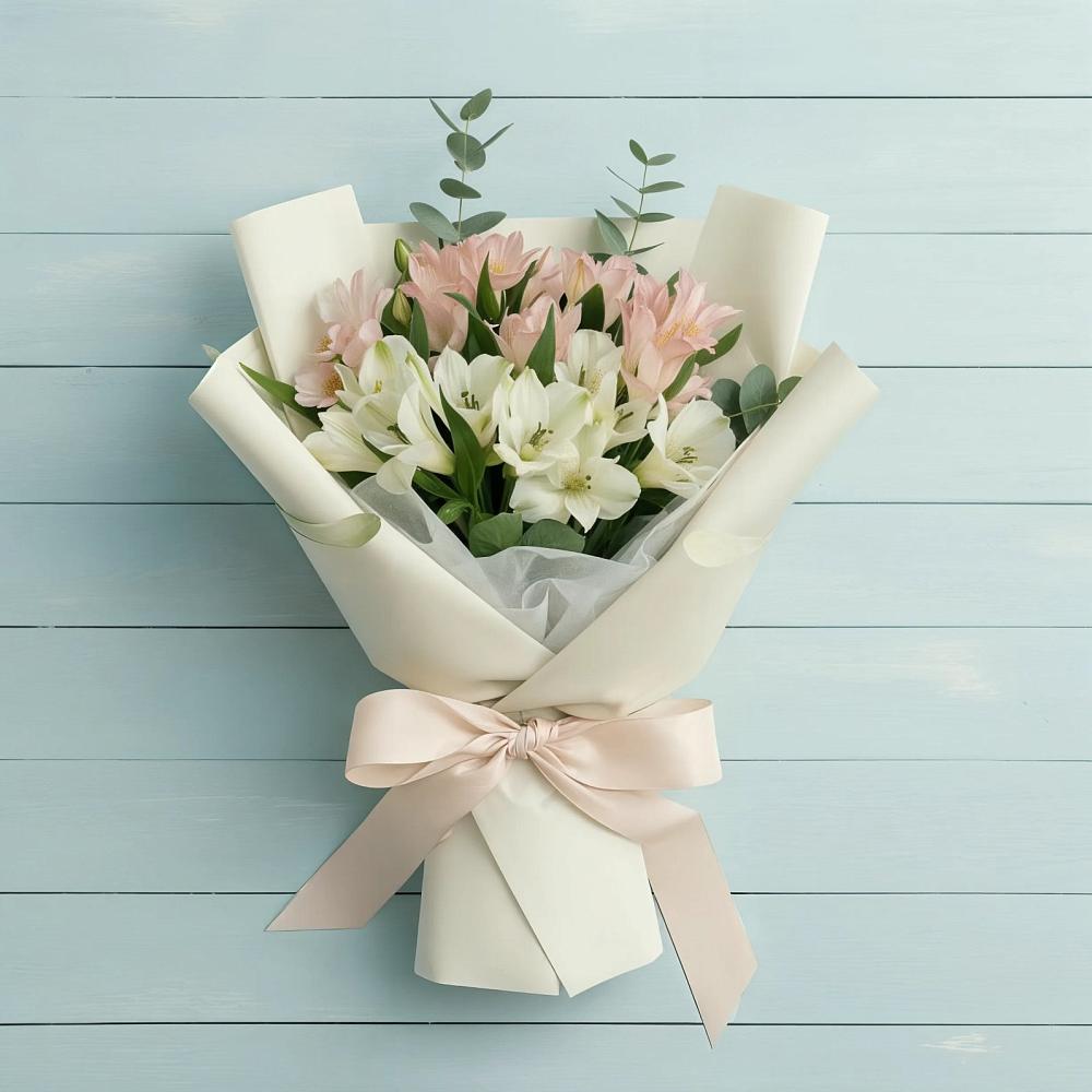 Букет цветов из: Альстромерии в Починке