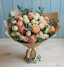 Букет цветов из:  Альстромерии и Розы #REPLACE_PRED# Починке